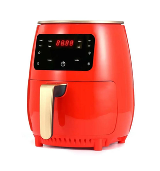 Аерогриль універсальний Air Fryer Su Tai ST-505 аерофритюрниця безмасляна для приготування без олії, 6л Червона