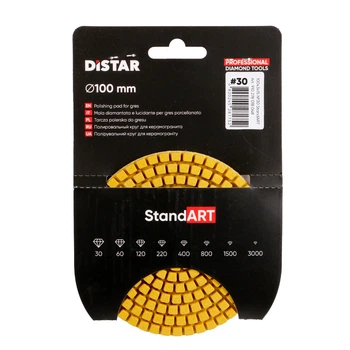 Круг черепашка Distar 100x3x15 №30 StandАrt&nbsp;полировочный пад (910278018048)
