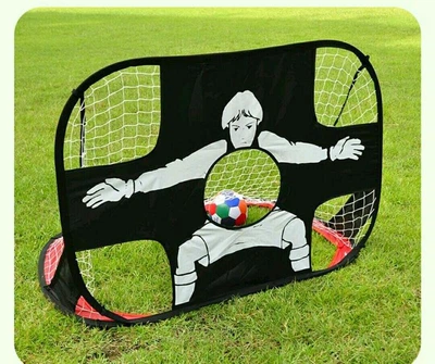 Складні футбольні ворота для тренувань із воротарем PORAY PS-SN006