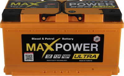 АКБ 110-А/год (MaxPower) Ultra (R+) 1000A (352х175х190мм.) TM75A750R
