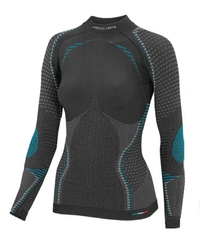Термофутболка женская ACCAPI Ergoracing XL/XXL Сірий-Бірюзовий