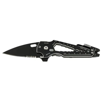 Раскладной нож True Utility Smartknife+ Чорний