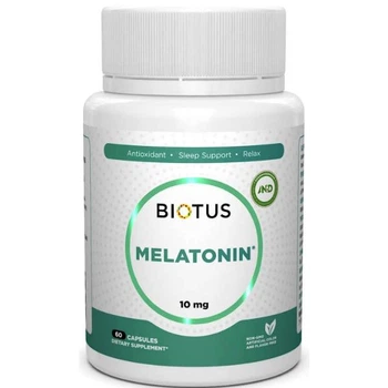 Мелатонін для сну Biotus Melatonin 10 mg 60 Caps BIO-530449