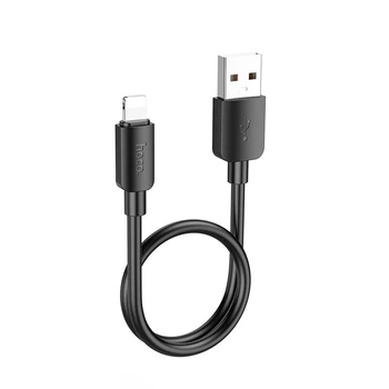 Кабель HOCO X96 USB to Lightning 12W 2.4A 0.25 м Black