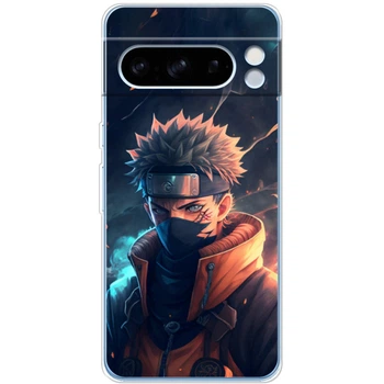 Силиконовый Чехол с Картинкой для Google Pixel 8 Pro Принт (Аниме Наруто, Anime Naruto) (50548-ysm001)