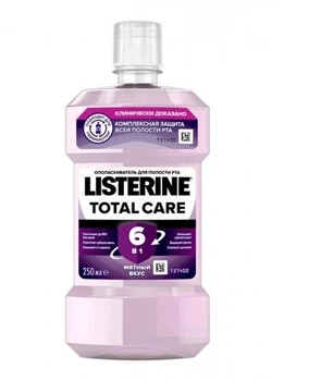 Ополіскувач для ротової порожнини Listerine Total Care 250 мл (3574661057071)