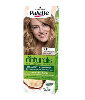 Краска для волос Palette Naturals 8-0 Светло-русый 110 мл (3838824171241)