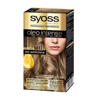 Краска для волос SYOSS Oleo Intense 7-58 Холодный русый 115 мл (5201143731867)