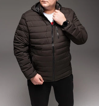 Куртка DADE Big Size демисезон зеленая 5XL БАТАЛ 2206 зел 5XL
