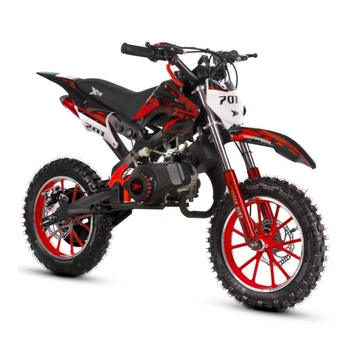 Міні мотоцикл CROSS XTR 701 50СМ3 з електростартером червоний-3