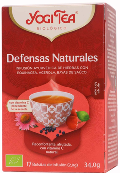 Чай Yogi Tea Defensas Naturales 17 пакетиків x 2 г (4012824403215)