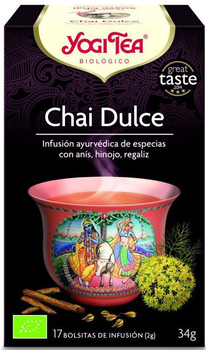 Herbata Yogi Tea Chai Dulce 17 torebek x 2 g (4012824400696)
