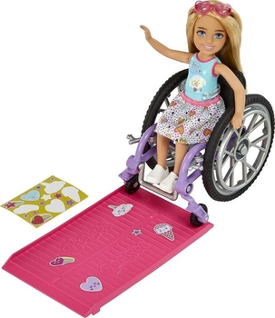 Лялька Mattel Barbie Chelsea на інвалідному візку (0194735054312)