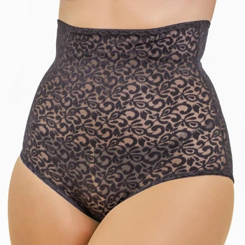 Утягивающие трусики женские высокие кружевные Felisiya Lingerie Черный 268-170кп ХL