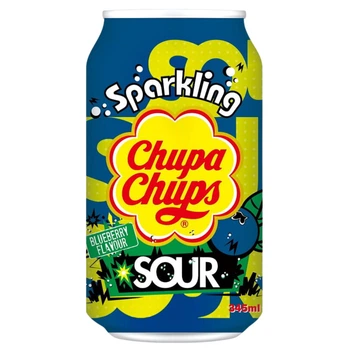 Газована вода Chupa Chups Кисла Чорниця 345мл