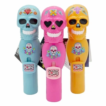 Льодяник на паличці Череп Candy Realms Skull Pops Push N Twist 8г