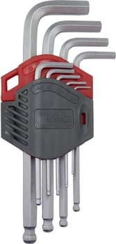 Набор шестигранников Wurth RED STRIPE с шариком (1.5-10 мм) 9 предметов (575241100)