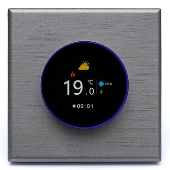 Терморегулятор сенсорный для теплого пола BHT-6000 S Silver