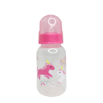Пляшечка для годування "Єдинороги" Mega Zayka MGZ-0204(Pink) 150 мл