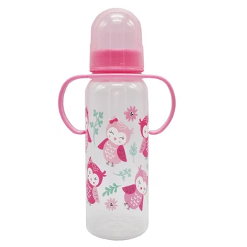 Бутылочка Пластиковая С Ручками Mgz-0207(pink) 250 Мл (264510)