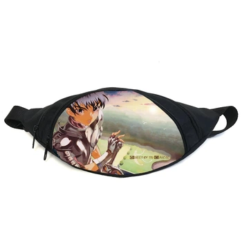 Сумка бананка Берсерк Berserk (GB B 011) Gear Bag чорна