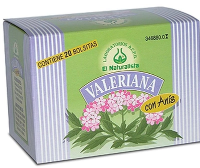 Чай El Naturalista Valeriana Con Anis 20 пакетиків (8410914300103)
