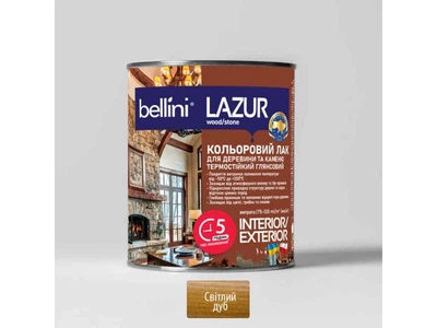 Лазур BELLINI 750мл для деревини Світлий дуб