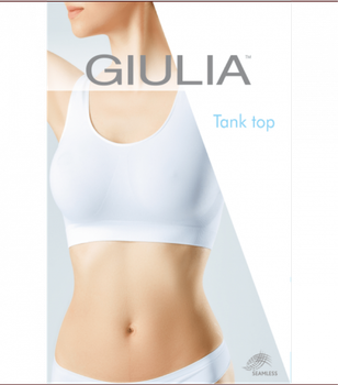 Топ из микрофибры на широких бретельках - Giulia - TANK TOP - S/M - Fragile Sprout (Салатовый)