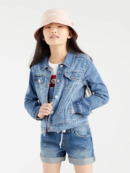 Підліткова джинсова куртка для дівчинки Levi's 4E4388-M0K 146-152 см (12A) Синя (3665115340785)