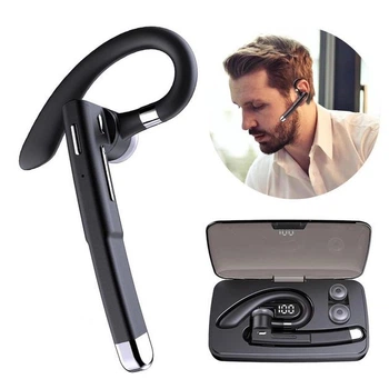 Гарнитура Bluetooth YYK-520 Black обновленная версия Bluetooth 5.2