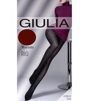 Теплые&nbsp;колготки&nbsp;из хлопка RIO 150 (1) - Giulia - RIO 150 (1) - 2-S - Marsala