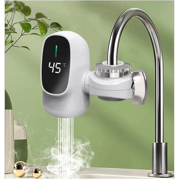 Проточний водонагрівач насадка на кран для кухні з LCD дисплеєм (5698)