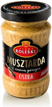 Горчица Острая Roleski пикантная Musztarda Ostra 175 г