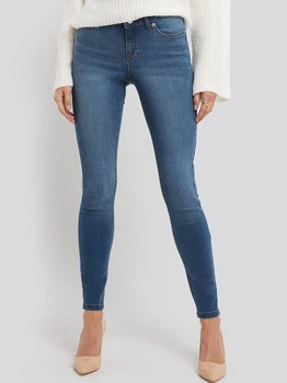 Джинсы Skinny женские NA-KD 1100-002132-0116 36 Синие (7325942128609)