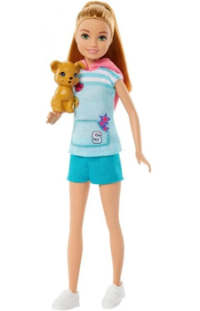 Lalka Mattel Barbie Stacie with Pet Dog The Rescue Movie (0194735180332)