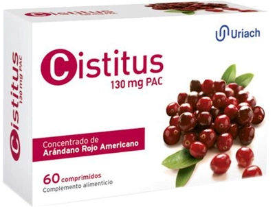 Дієтична добавка Uriach Aquilea Cistitus 130 мг 60 таблеток (8470001629654)