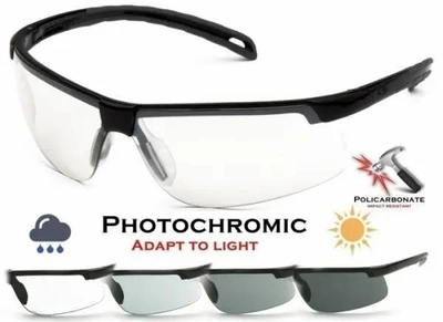 Очки защитные фотохромные Pyramex Ever-Lite Photochromic (clear) прозрачные фотохромные