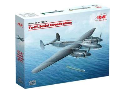 Сборная модель ICM Ту-2Т, советский самолет-торпедоносец 72030