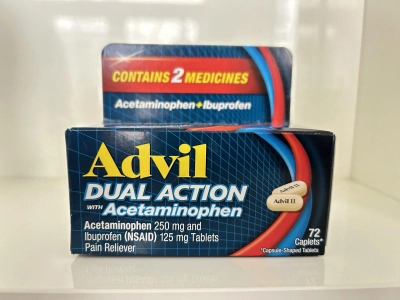 Advil Dual Action, подвійна дія, 250 мг 72 шт.