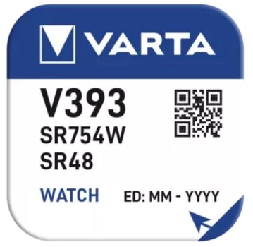 Батарейка Varta Silver BLI 1 V393 (4008496679348)