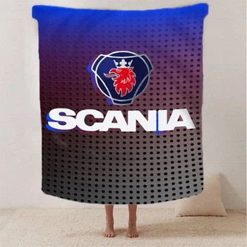 Плед SCANIA з 3D-малюнком розмір 160х200
