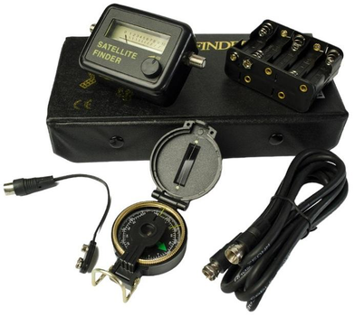 Zestaw do mierzenia sygnalu satelitarnego DPM miernik z kompasem ręcznym (SATFINDER-KIT)
