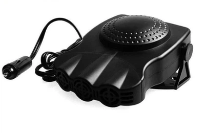 Автомобильный обогреватель салона на 12 В Fan Heater воздушный обогреватель 150 Вт дополнительная печка в авто Черный