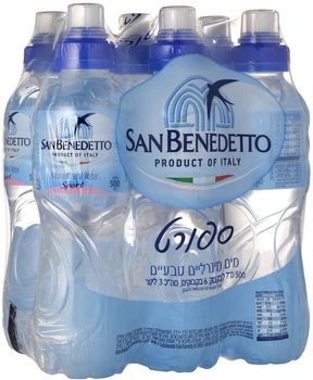 Упаковка негазированной минеральной воды San Benedetto Sport 0.5 л Мультипак х 6 шт (8001620017708)