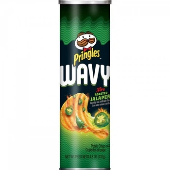 Чипсы Pringles Wavy Смаженый Халапеньо 137 г