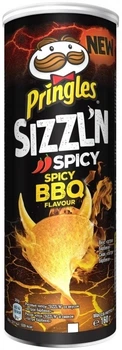 Рисовые чипсы Pringles Sizzln острый Барбекю 160 г