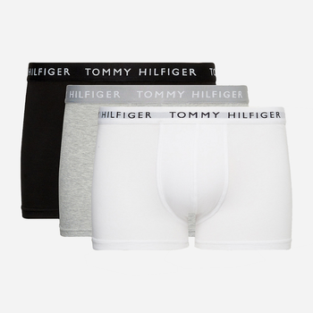 Набір трусів шорти Tommy Hilfiger UM0UM02203-0XK S 3 шт Білий/Сірий/Чорний (8720113396488)