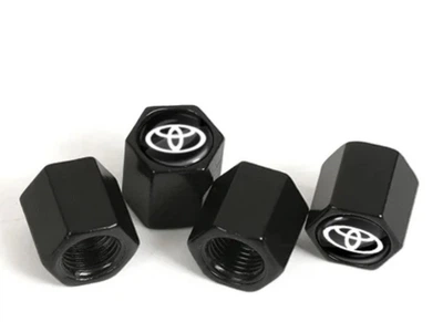 Колпачки на ниппель золотник с логотипом Toyota 4шт