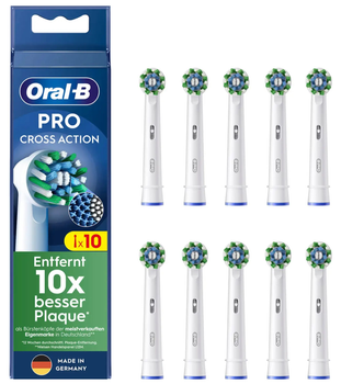 Насадки для електричної зубної щітки Oral-B Pro CrossAction White (8006540860595)