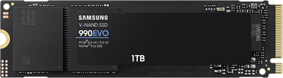 SSD диск Samsung 990 Evo 1TB M.2 PCIe 4.0 x4/5.0 x2 NVMe 2.0 V-NAND TLC (MZ-V9E1T0BW)